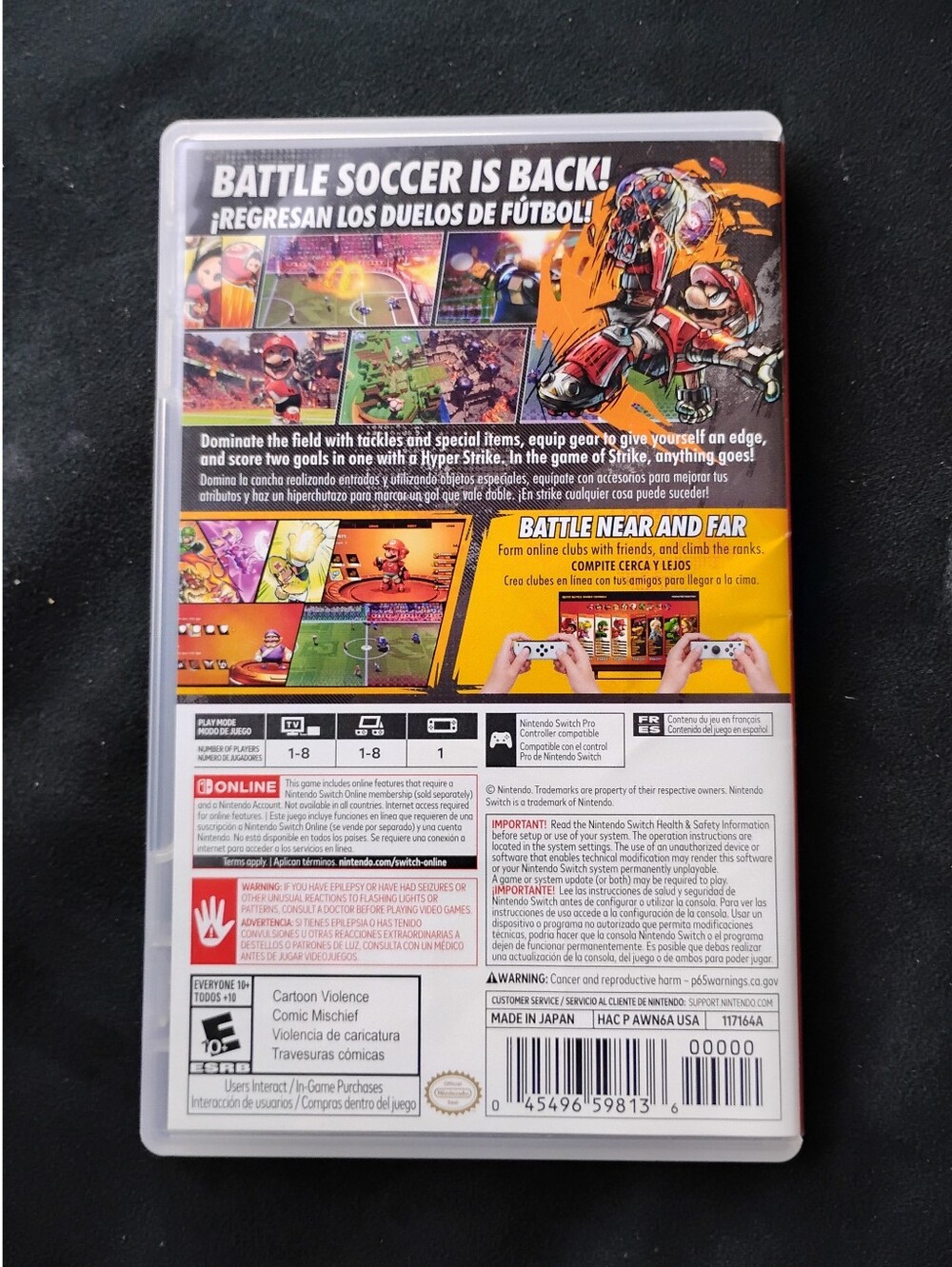 Mario Strikers: Battle League (Nintendo Switch) - Complete in Box (CIB) - Picture 3 of 3